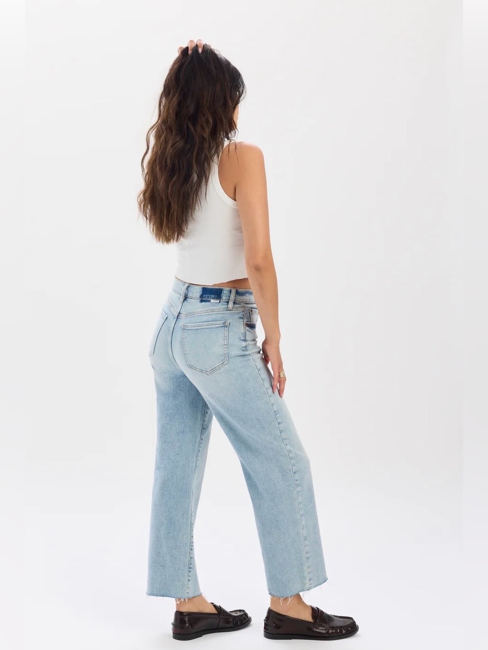 Daze Pleaser High-Rise Wide Ankle Women's Jeans in Miracle W25” Wide Leg Summer